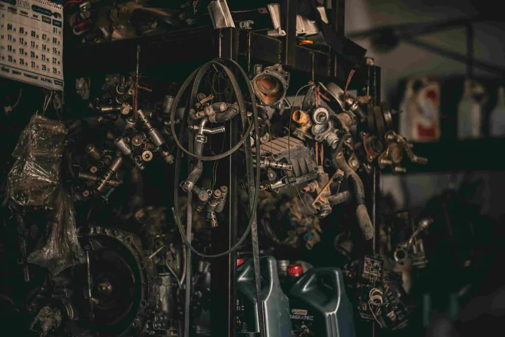 Maserati engine close-up