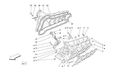 RH CYLINDER HEAD