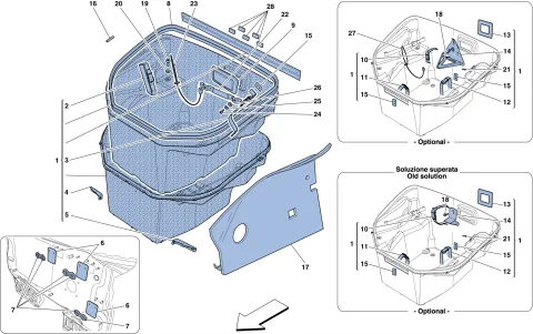 0108 - FRONT COMPARTMENT TRIM