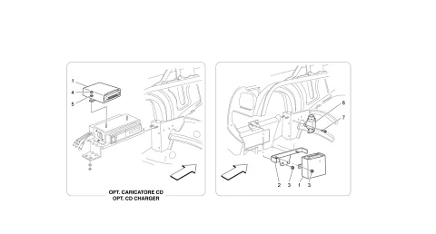 TRUNK COMPARTMENT CONTROL UNITS - L.H. Side