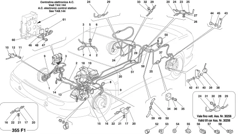 0042 - ABS BOSCH BRAKE SYSTEM -Valid for ABS BOSCH and 355 F1 cars-