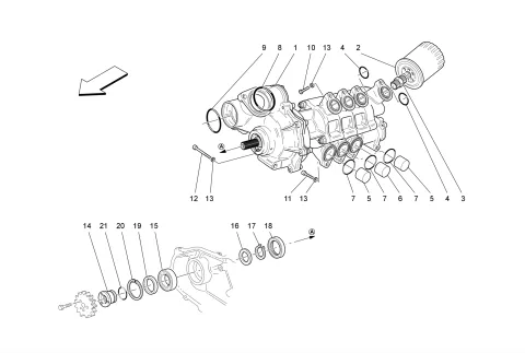 LUBRICATION SYSTEM: PUMP AND FILTER