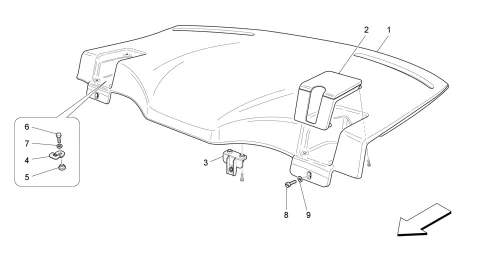 REAR PARCEL SHELF