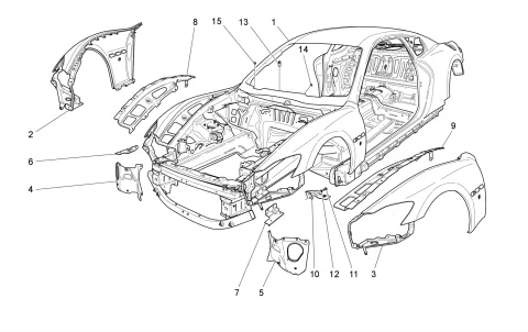 BODYWORK AND FRONT OUTER TRIM PANELS