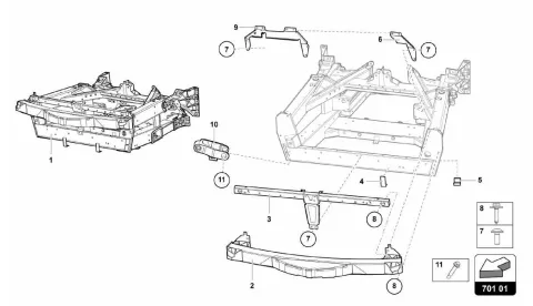 701.01.00-TRIM FRAME FRONT PART