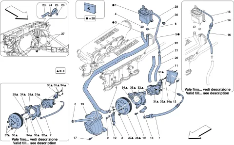 0034 - POWER STEERING PUMP AND RESERVOIR