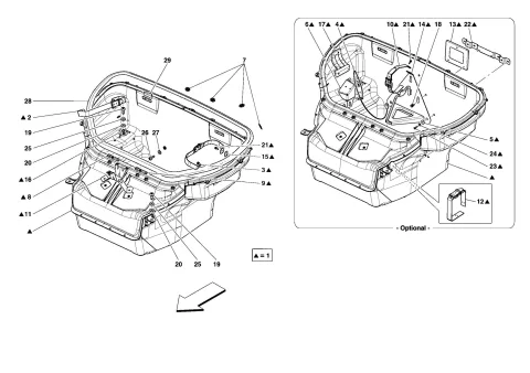 0108 - FRONT COMPARTMENT TRIM