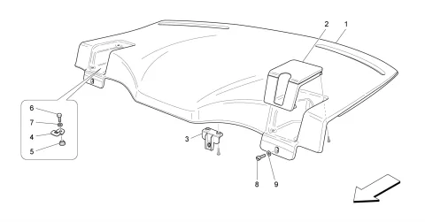 REAR PARCEL SHELF