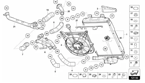 COOLER FOR COOLANT