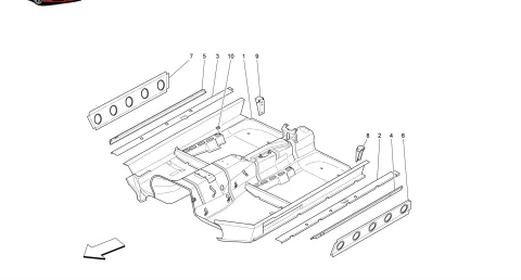 CENTRAL STRUCTURAL FRAMES AND SHEET PANELS