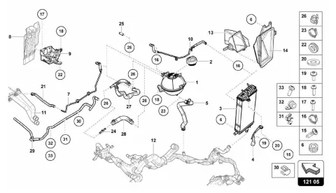 121.05.00-COOLER FOR COOLANT
