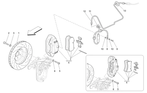 BRAKING DEVICES ON FRONT WHEELS