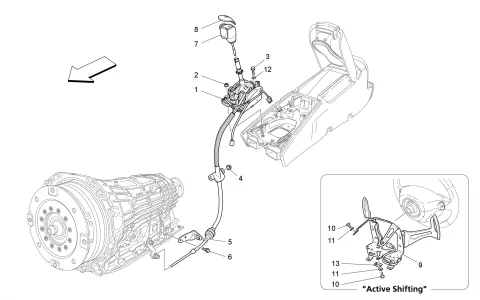 DRIVER CONTROLS FOR AUTOMATIC GEARBOX
