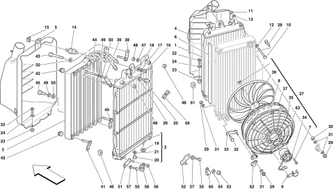 0021 - COOLING SYSTEM RADIATORS