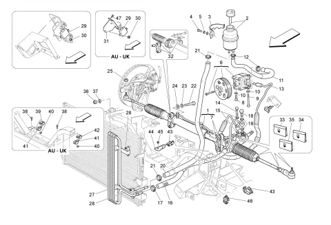 COMPLETE STEERING RACK UNIT