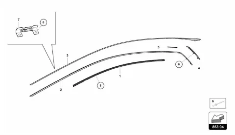 MOLDINGS - ROOF