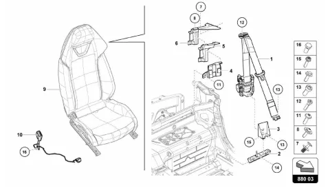 880.03.00-SEAT BELTS