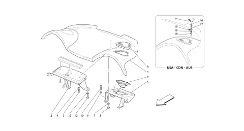 REAR PARCEL SHELF