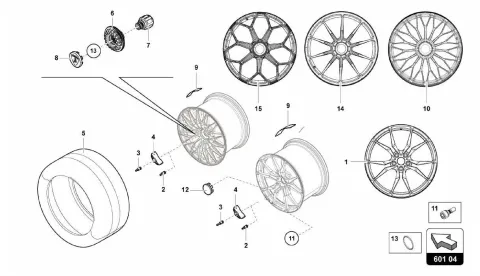 WHEELS/TYRES REAR