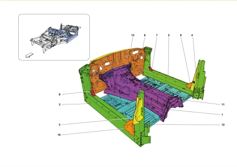0102 STRUCTURES AND ELEMENTS, CENTRE OF VEHICLE