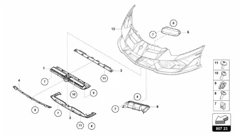 AERODYNAMIC ATTACHMENT PARTS FRONT