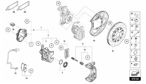 615.02.00-FIXED-CALLIPER BRAKE REAR