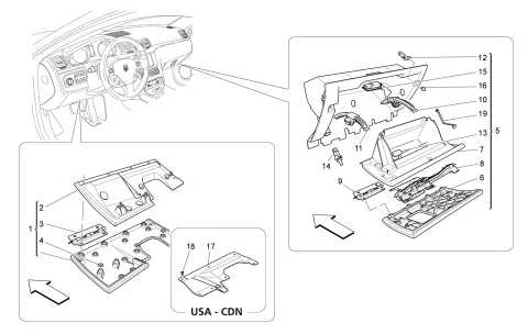 GLOVE COMPARTMENTS