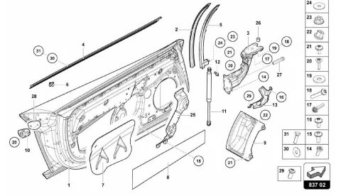 837.02.00-DRIVER AND PASSENGER DOOR
