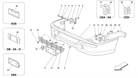 0125 - FRONT BUMPER