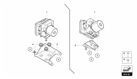 ABS UNIT WITH CONTROL UNIT