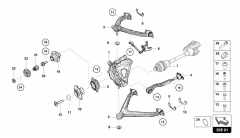 505.01.00-REAR AXLE REAR