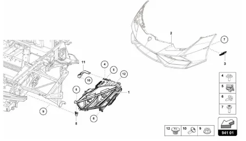 941.01.00-LED HEADLIGHT FRONT