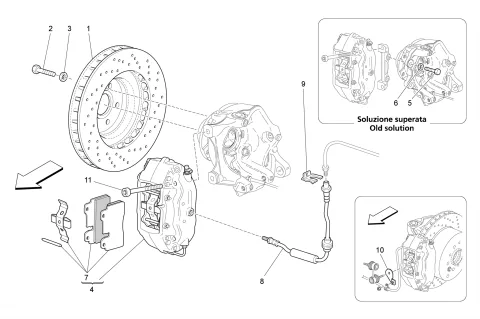 BRAKING DEVICES ON REAR WHEELS
