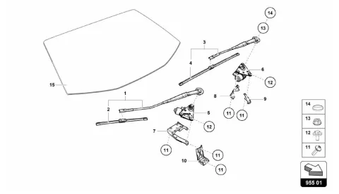 955.01.00-WINDSHIELD WIPER