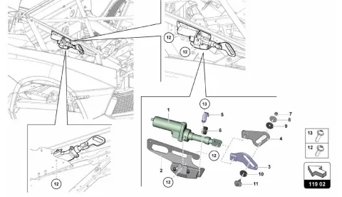 119.02.00-MOTOR FOR WIND DEFLECTOR