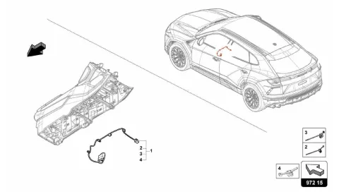 972.15.00-WIRING HARNESS FOR BLOWER