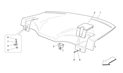 REAR PARCEL SHELF
