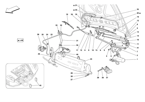 0133 - WINDSCREEN WIPER, WINDSCREEN WASHER AND HORNS