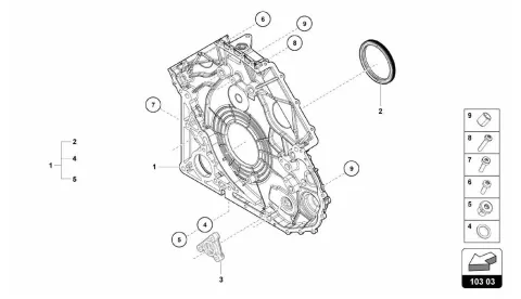 103.03.00-COVER FOR TIMING CASE
