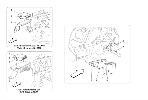 TRUNK COMPARTMENT CONTROL UNITS