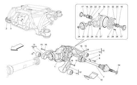 DIFFERENTIAL AND REAR AXLE SHAFTS