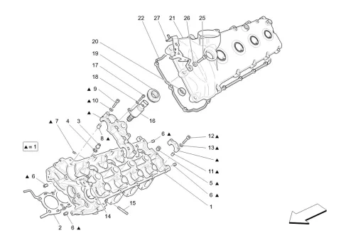 LH CYLINDER HEAD