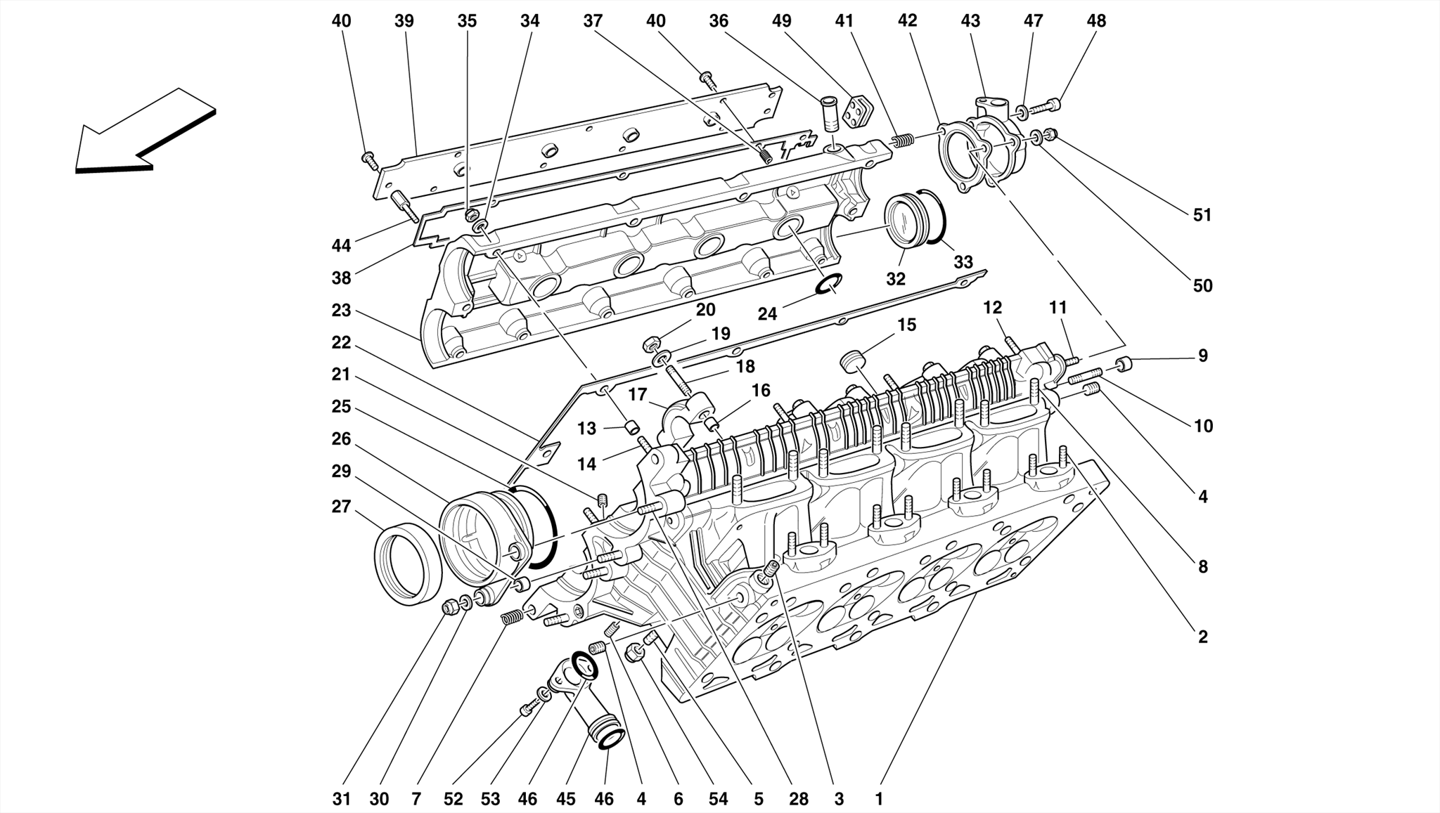 0003 - R.H. CYLINDER HEAD