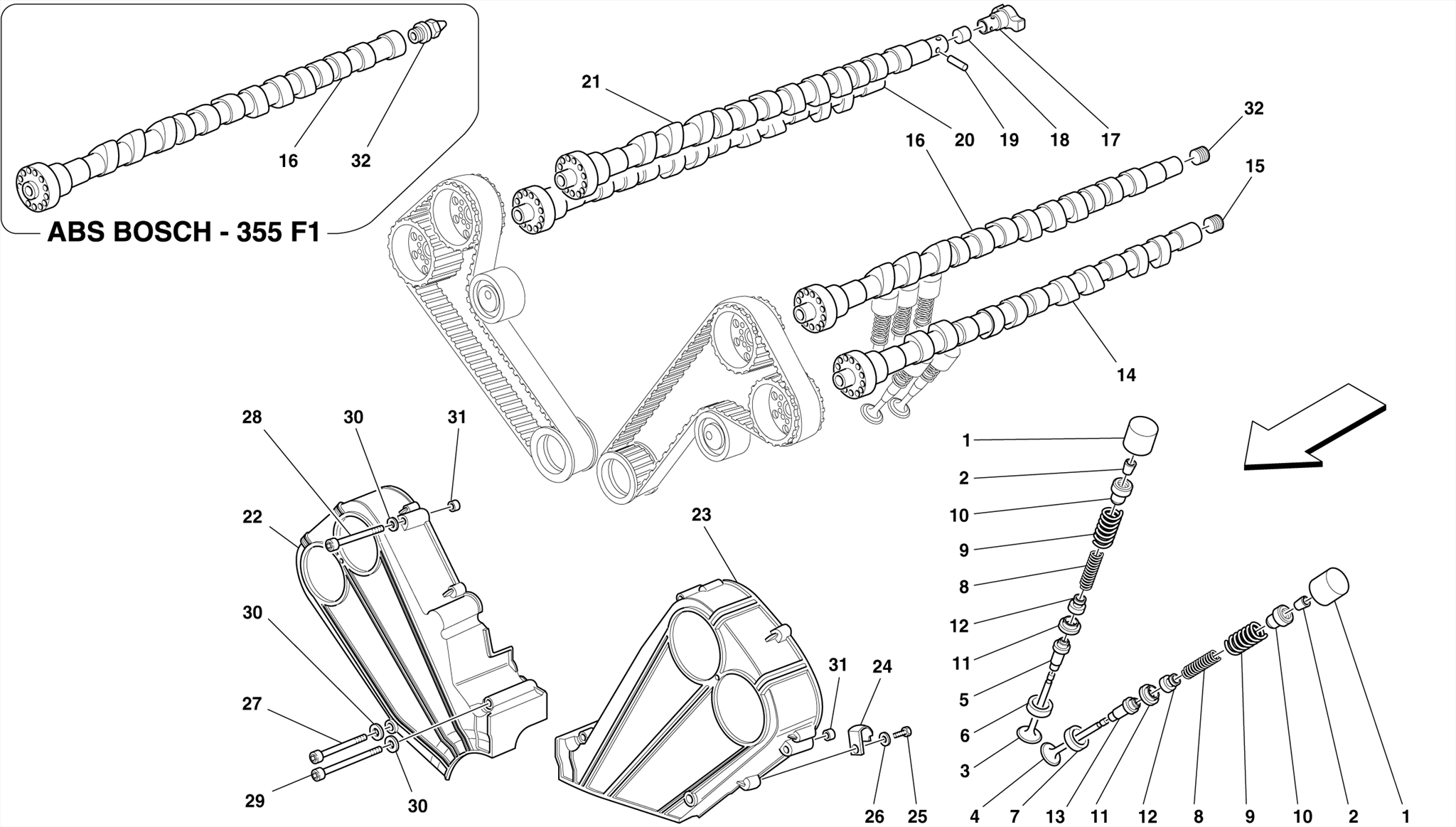 0005 - TIMING - TAPPETS AND SHIELDS