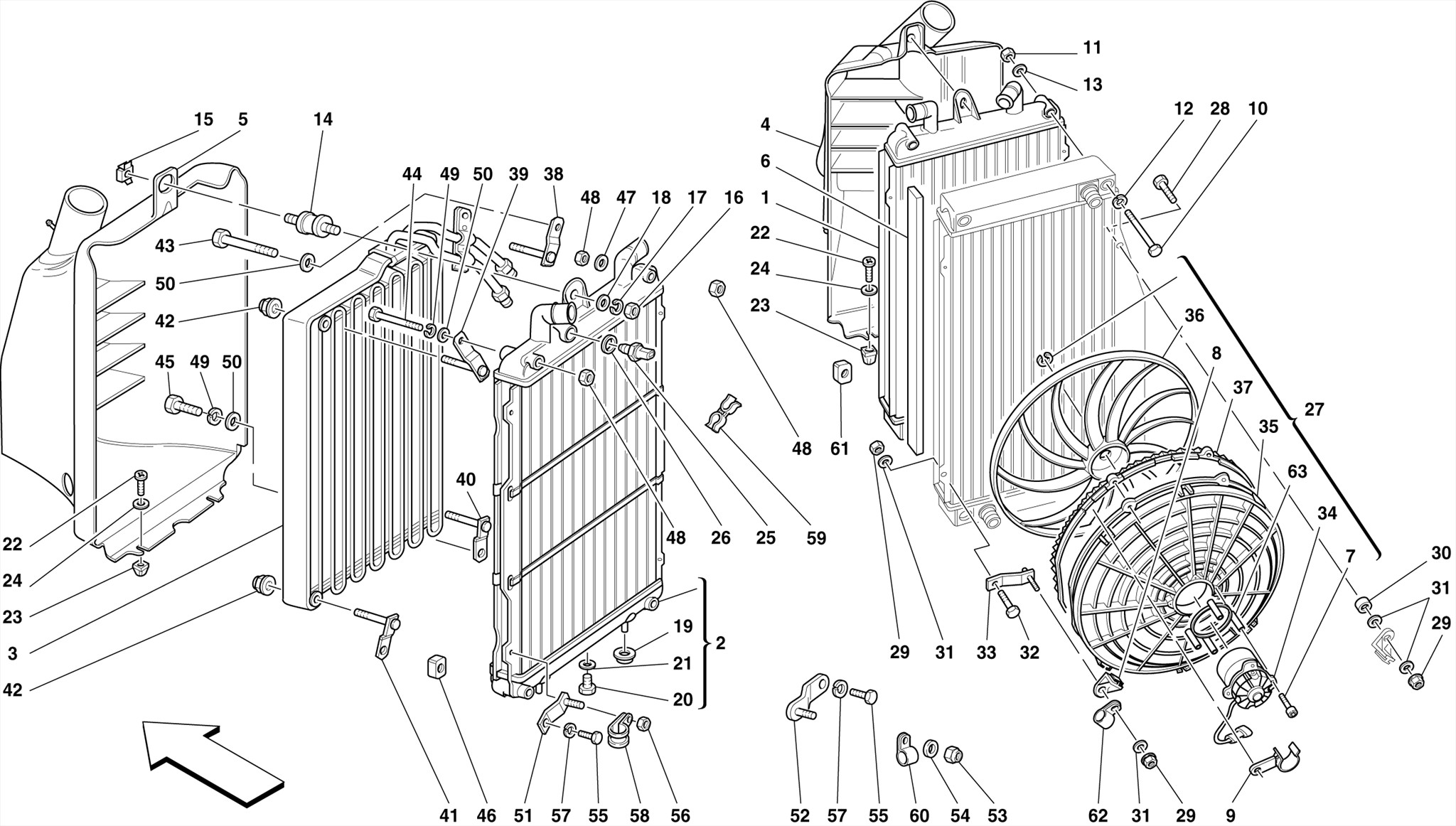 0021 - COOLING SYSTEM RADIATORS