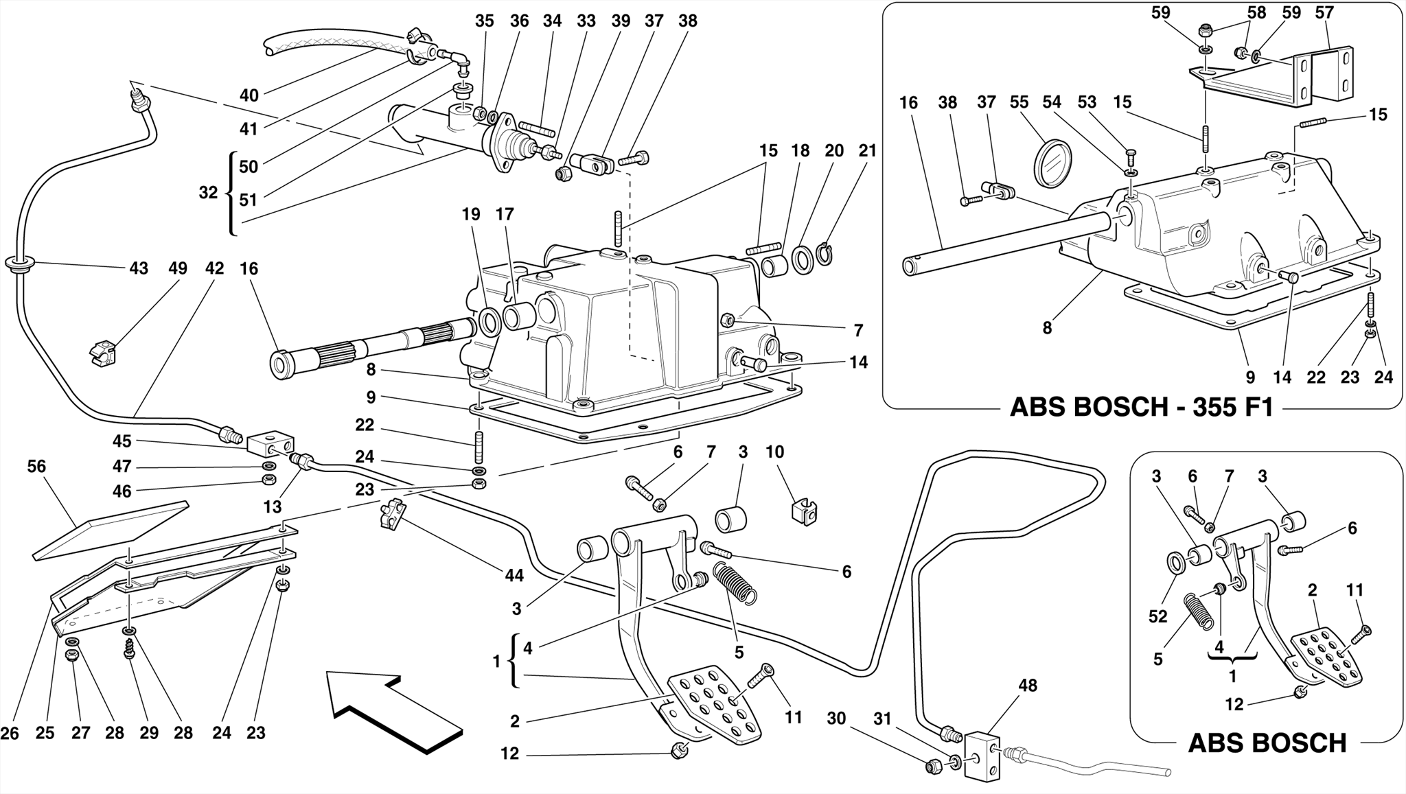0025 - CLUTCH RELEASE CONTROL AND PEDAL SUPPORT -Not for GD-