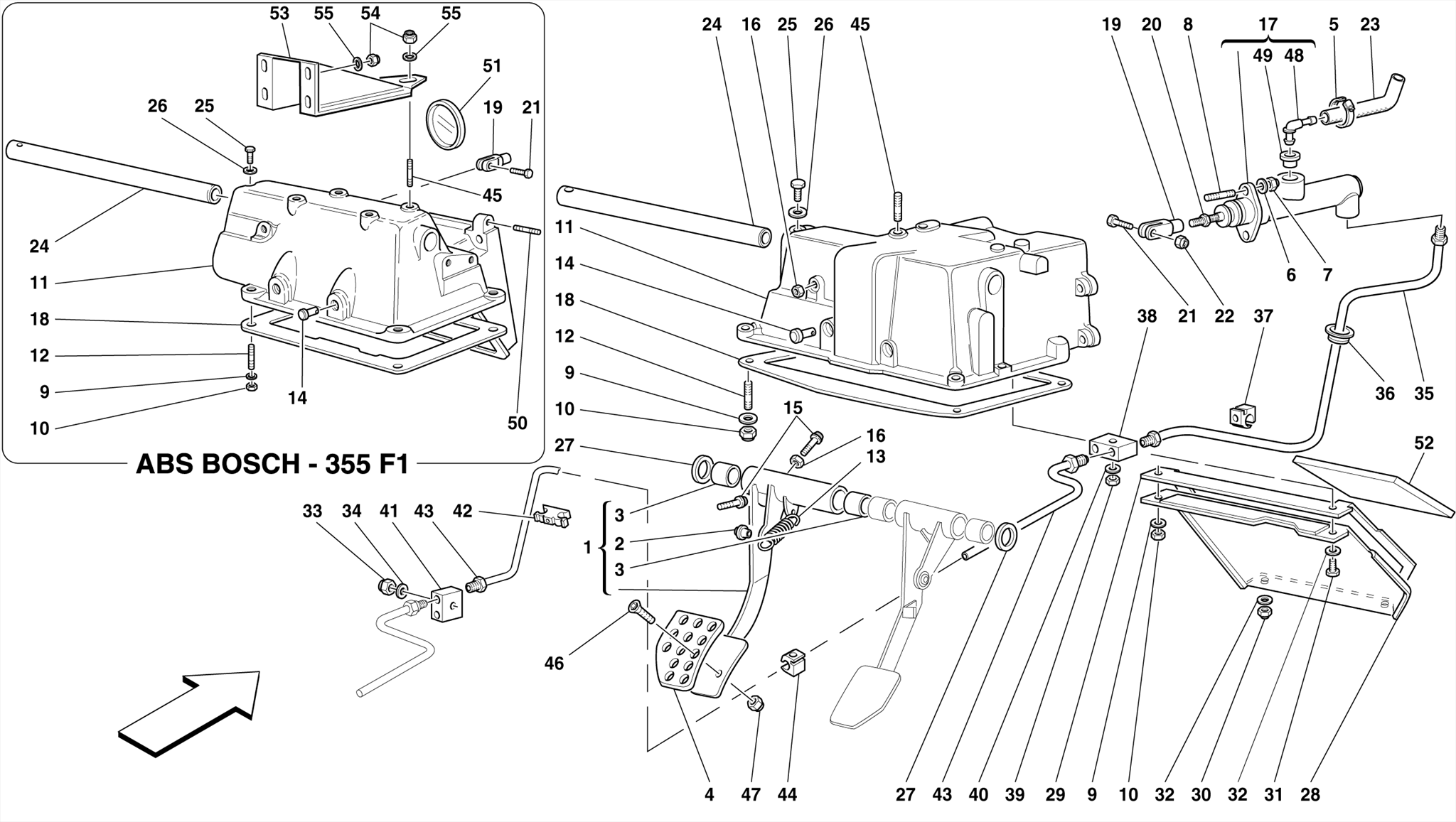 0026 - CLUTCH RELEASE CONTROL AND PEDAL SUPPORT -Valid for GD-