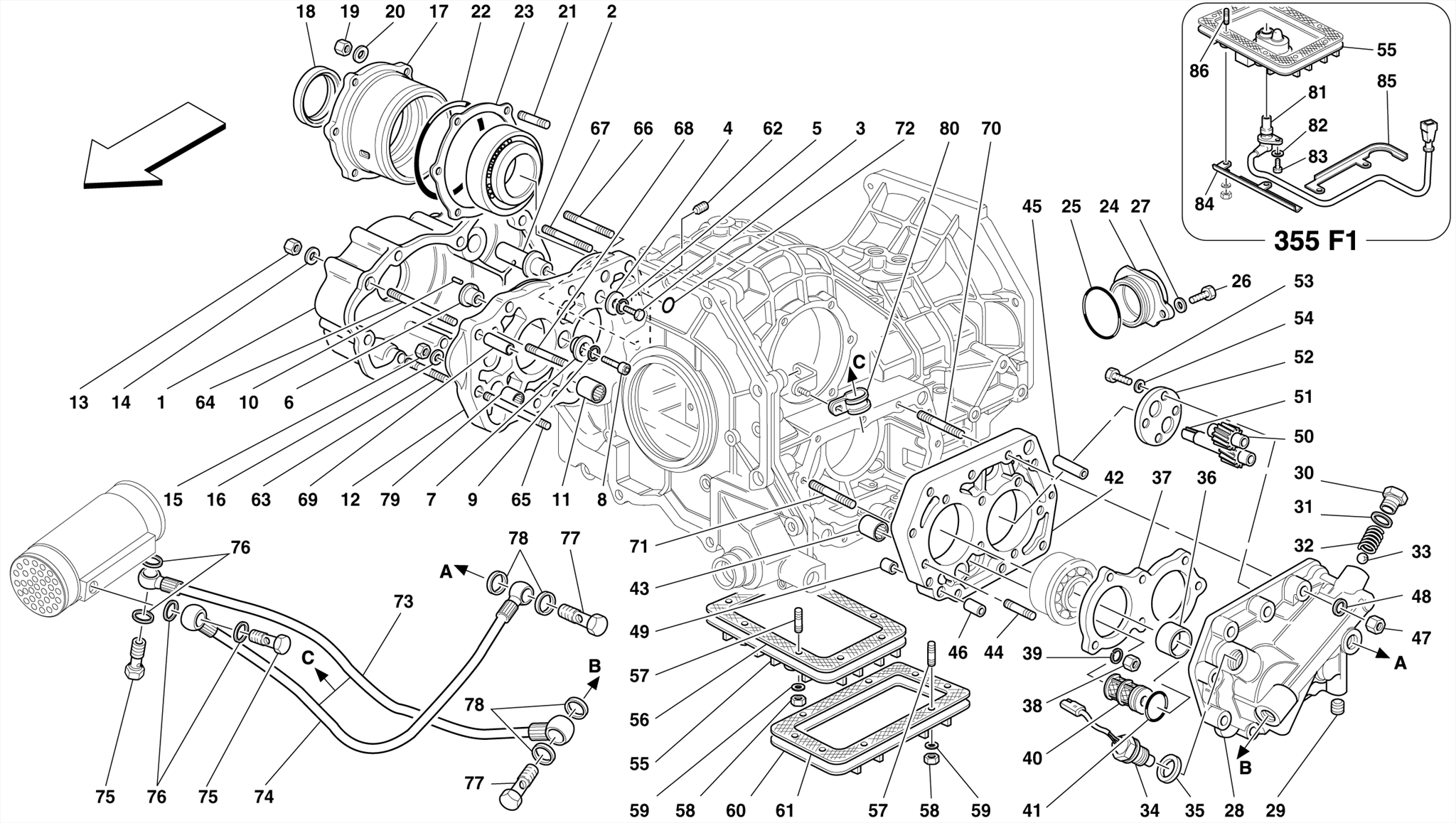 0031 - GEARBOX COVERS AND LUBRICATION