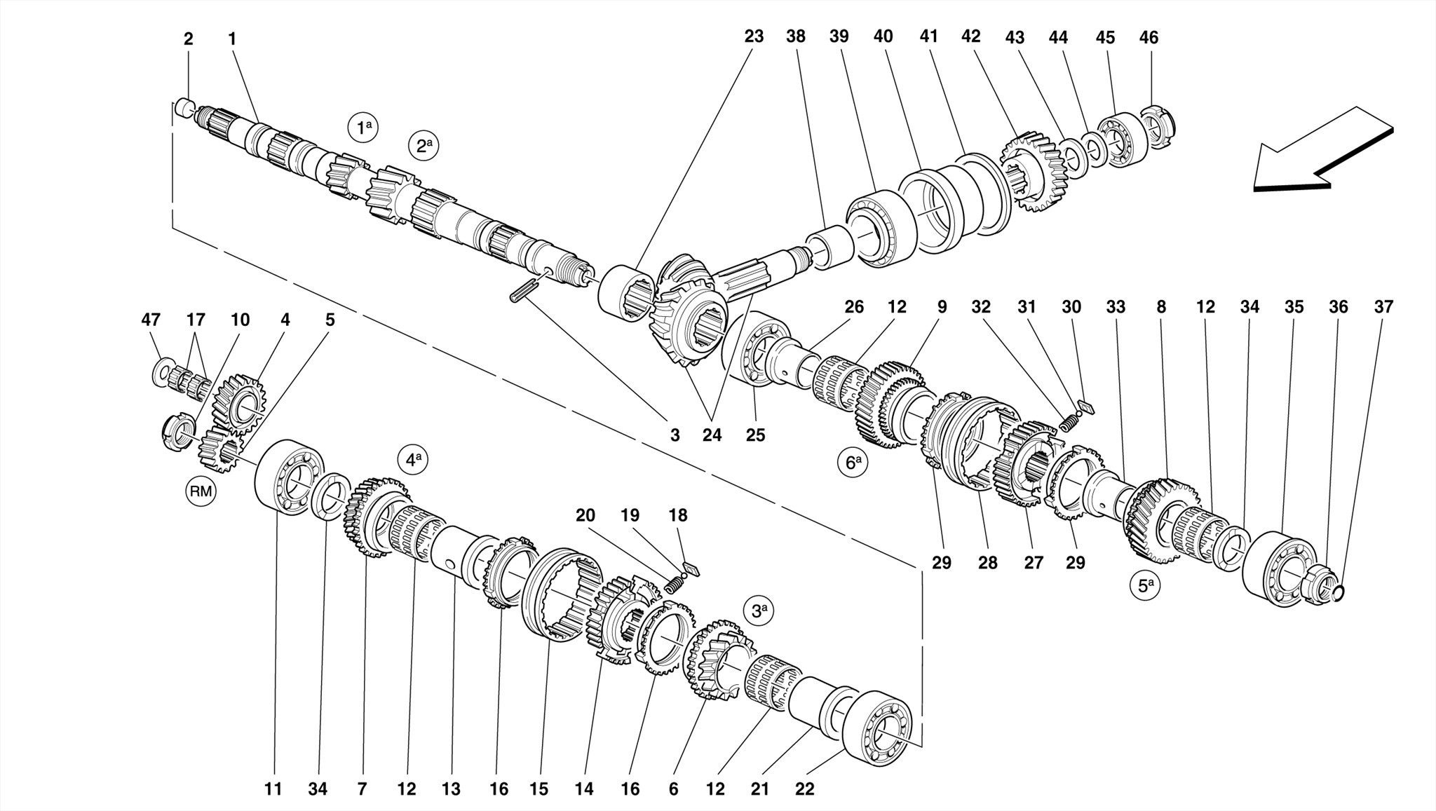 0032 - MAIN SHAFT GEARS