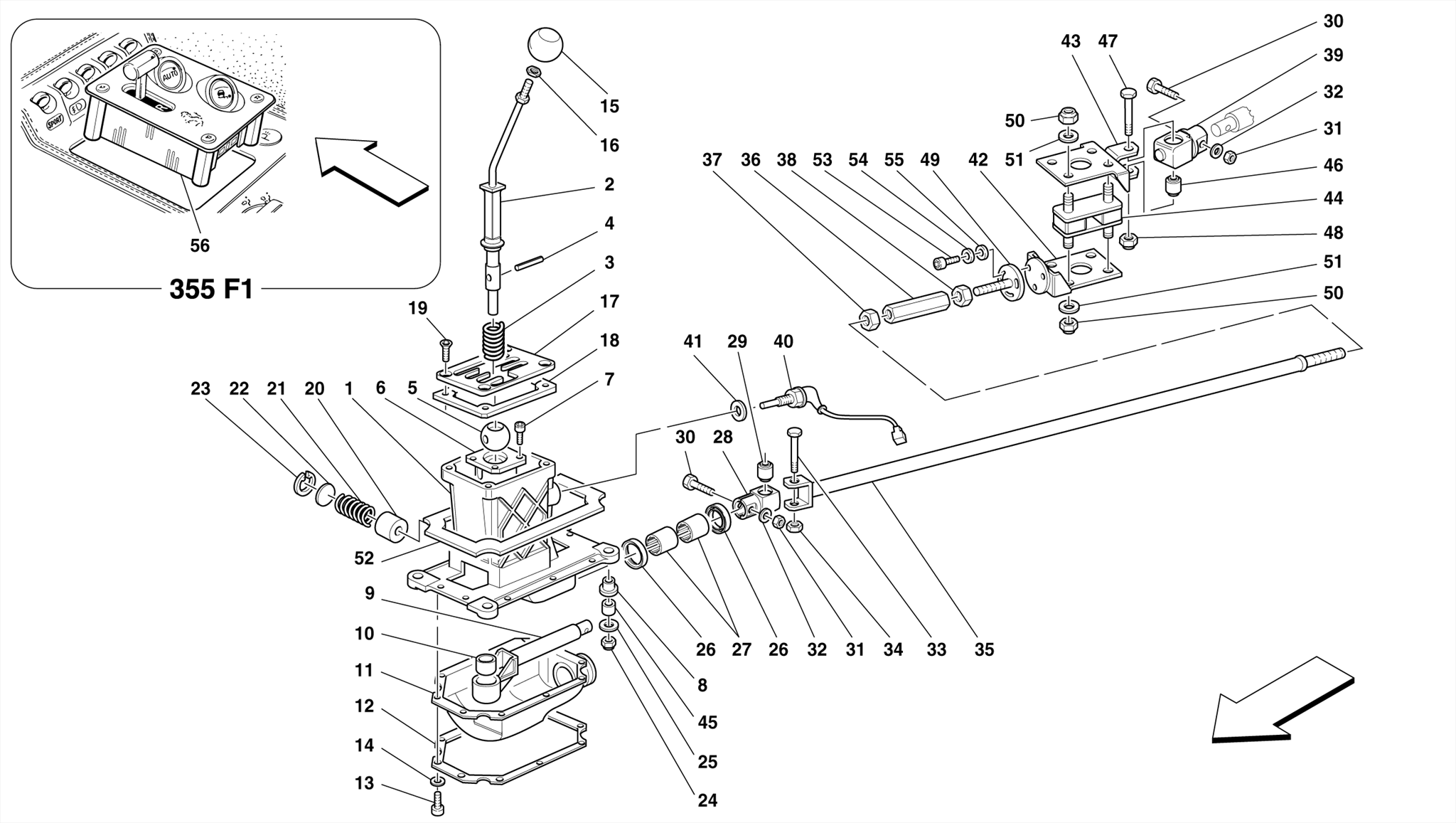 0035 - OUTSIDE GEARBOX CONTROLS